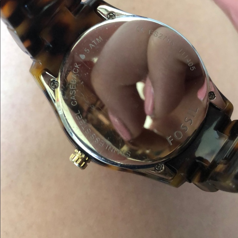 Fossil Tortoise Shell Watch - Picture 4 of 4